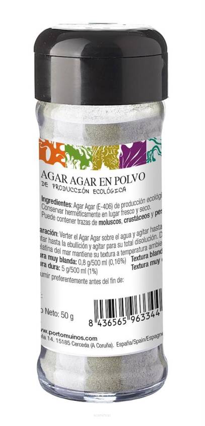 AGAR BIO 50 g - PORTO MUINOS