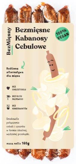 Wegańskie kabanosy cebulowe 160 g