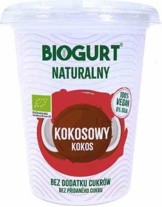 Biogurt- wegańska, fermentowana alternatywa jogurtu z kokosa BIO 400 g