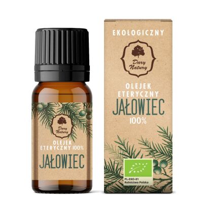 OLEJEK ETERYCZNY JAŁOWIEC BIO 10 ml - DARY NATURY