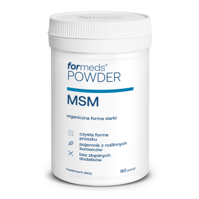 F-MSM (metylosulfonylometan) siarka organiczna 72g w proszku- ForMeds