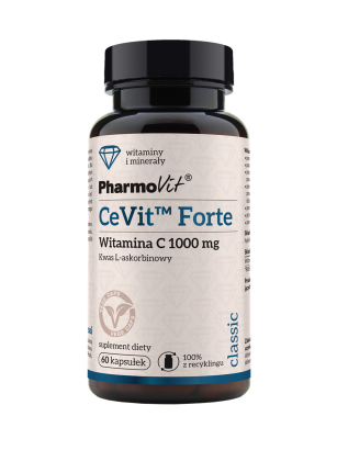 CeVit™ Forte Witamina C 1000 mg 60 kaps Vcaps® | Classic Pharmovit