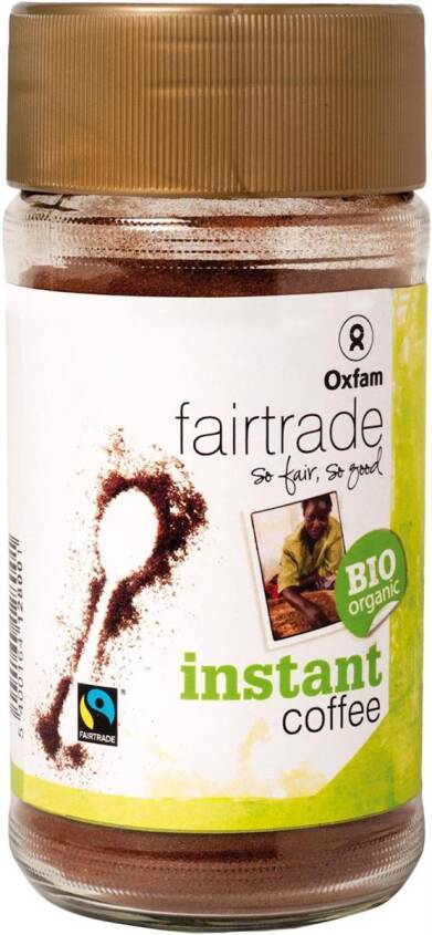 KAWA ROZPUSZCZALNA ARABICA/ROBUSTA TANZANIA FAIR TRADE BIO 100 g - OXFAM