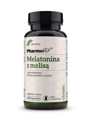 Melatonina z melisą 60 kaps | Classic Pharmovit