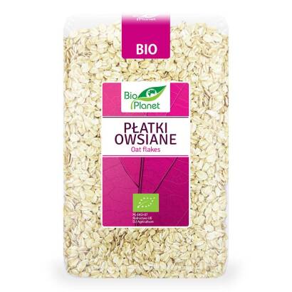 PŁATKI OWSIANE BIO 1 kg - BIO PLANET