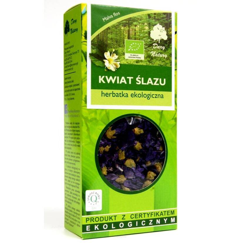 HERBATKA Z KWIATU ŚLAZU BIO 20 g - DARY NATURY