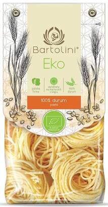 MAKARON (SEMOLINOWY) GNIAZDA SPAGHETTI ALLA CHITARRA BIO 250 g - BARTOLINI