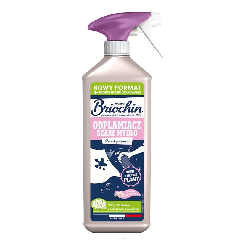 ODPLAMIACZ DO TKANIN NA BAZIE SZAREGO MYDŁA ECO 700 ml - BRIOCHIN