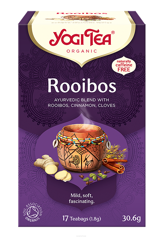 HERBATKA ROOIBOS Z CYNAMONEM I GOŹDZIKAMI BIO (17 x 1,8 g) 30,6 g - YOGI TEA