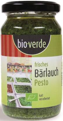 PESTO Z CZOSNKU NIEDŹWIEDZIEGO BIO 165 g - BIO VERDE