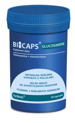 BICAPS GLUCOSAMINE Suplement diety Glukozamina + chondroityna - Formeds
