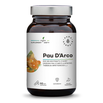 Pau D'Arco ekstrakt z kory 500 mg, kapsułki 60 szt.