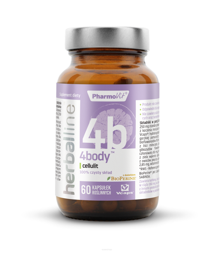 4body™ cellulit 60 kaps Vcaps® | Herballine™ Pharmovit