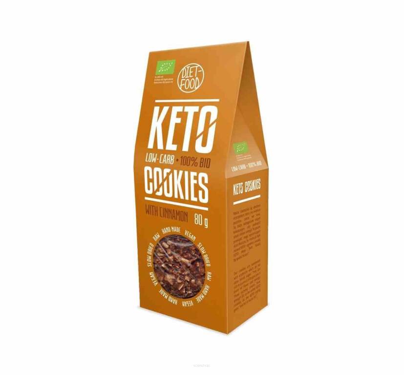 Ciasteczka KETO z cynamonem BIO 80 g