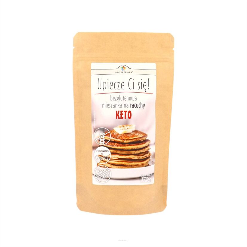 Racuchy KETO bezglutenowe 170 g - Pięć Przemian