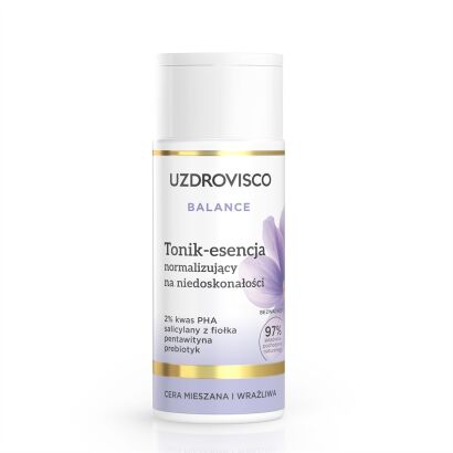 TONIK - ESENCJA DO TWARZY NORMALIZUJĄCY NA NIEDOSKONAŁOŚCI 150 ml - UZDROVISCO (BALANCE)