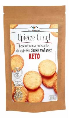 Mieszanka na keto ciastka maślane bezglutenowe 365 g - Pięć Przemian