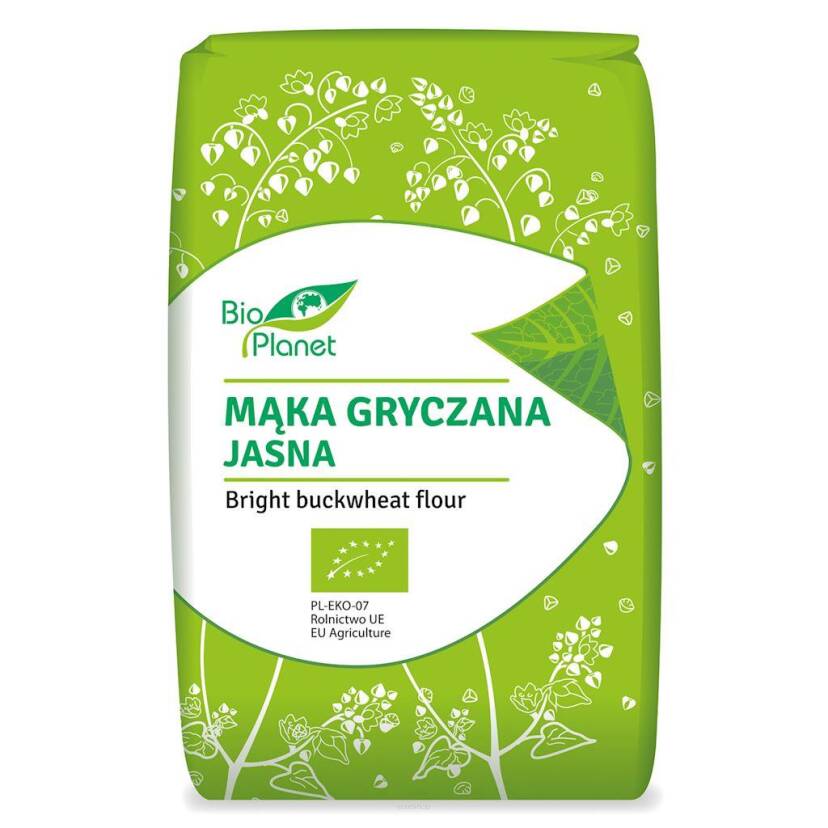 MĄKA GRYCZANA JASNA BIO 500 g - BIO PLANET