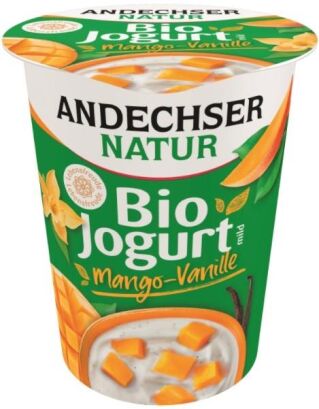 Jogurt mango-wanilia 3,8% tł. BIO 400 g