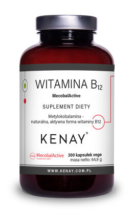 Witamina B12 (metylokobalamina) MecobalActive 300 kaps Kenay