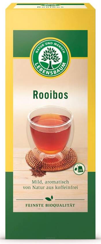 HERBATKA ROOIBOS EKSPRESOWA BIO (20 x 1,5 g) 30 g - LEBENSBAUM