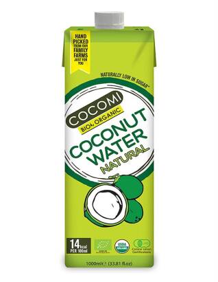 WODA KOKOSOWA NATURALNA BIO 1 L - COCOMI