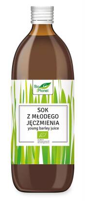 SOK Z MŁODEGO JĘCZMIENIA BIO 500 ml - BIO PLANET