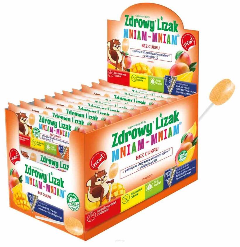 Zdrowy lizak Mniam-Mniam mango - Starpharma