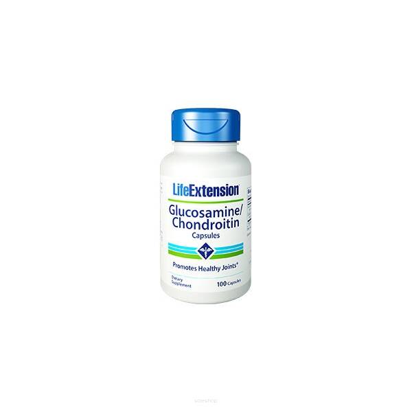 LIFE EXTENSION GLUCOSAMINE /CHONDROITIN 100 kaps. - KenayAg