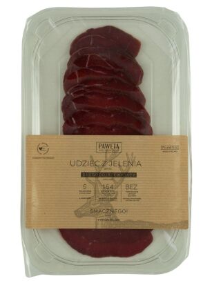 UDZIEC Z JELENIA DOJRZEWAJĄCY PLASTRY BEZGLUTENOWY 65 g - PAWĘTA