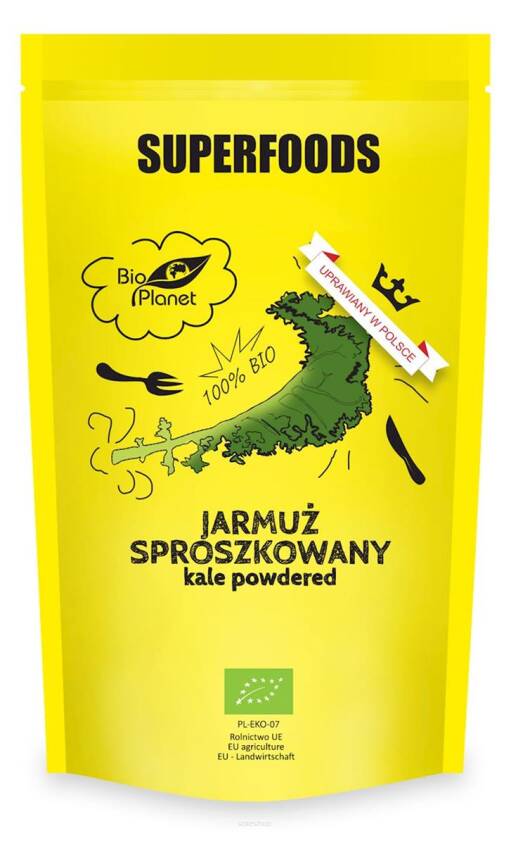 JARMUŻ SPROSZKOWANY BIO 125 g - BIO PLANET