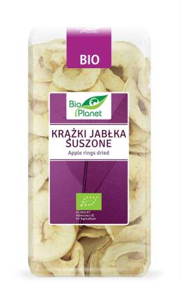 KRĄŻKI JABŁKA SUSZONE BEZGLUTENOWE BIO 100 g - BIO PLANET