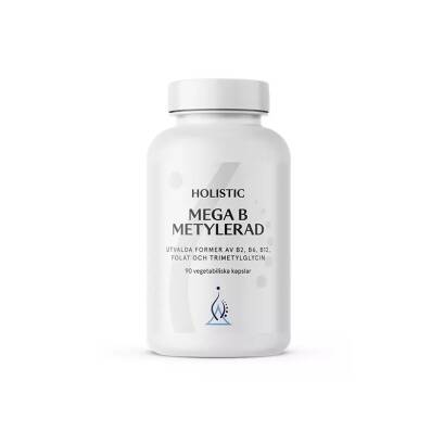 Mega B Metylerad - Witaminy metylowane z grupy B 90 kaps. - Holistic