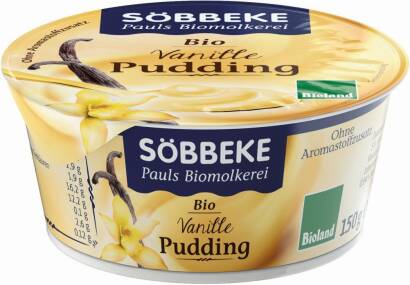 PUDDING WANILIOWY BIO 150 g - SOBBEKE