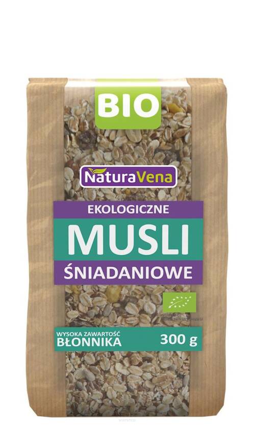 MUSLI ŚNIADANIOWE BIO 300 g - NATURAVENA