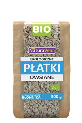 PŁATKI OWSIANE BIO 300 g - NATURAVENA