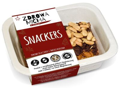 CIASTO SNACKERS BEZGLUTENOWE 240 g - ZDROWA MICHA (NA ZAMÓWIENIE)