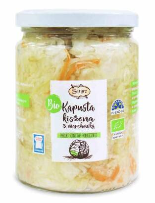 Kapusta kiszona z marchewką BIO 800 g