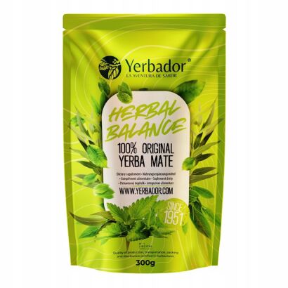 YERBA MATE HERBAL BALANCE 300 g - YERBADOR