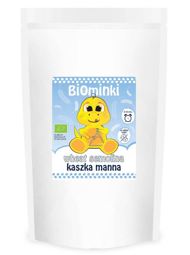 KASZKA MANNA BIO 500 g - BIOMINKI