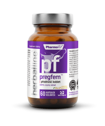 Pregfem™ płodność kobiet 60 kaps Vcaps® | Herballine™  Pharmovit
