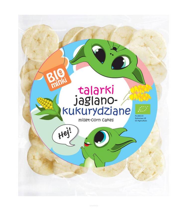 TALARKI JAGLANO-KUKURYDZIANE BIO 55 g - BIOMINKI