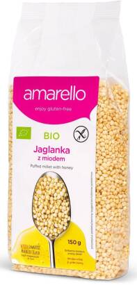 JAGLANKA Z MIODEM BEZGLUTENOWA BIO 150 g - KUBARA (AMARELLO)