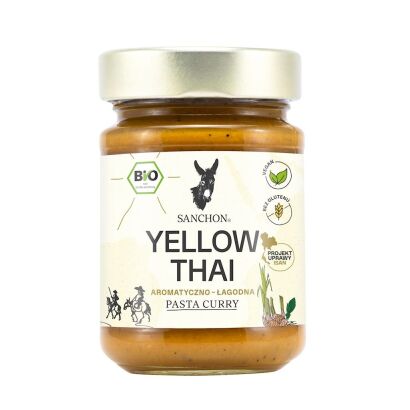 PASTA CURRY YELLOW THAI BEZGLUTENOWA BIO 190 g -  SANCHON