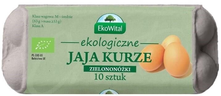 Jaja zielononóżki BIO ( 10 szt)