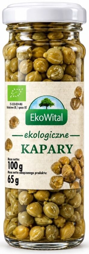 Kapary w zalewie BIO 100 g/ 65 g