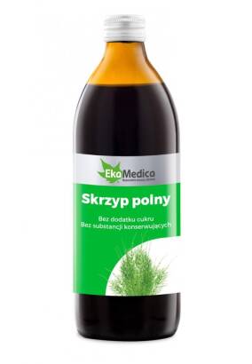 Skrzyp Polny, sok ze skrzypu 100% 500 ml - EkaMedica