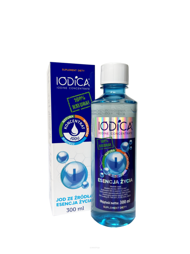 IODICA 240ml koncentrat jodu butelka szklana - IODICA WORLD