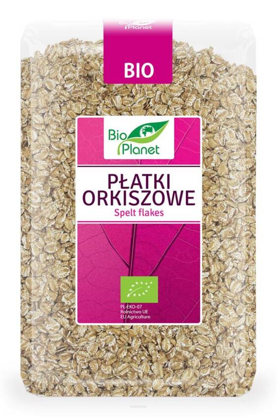 PŁATKI ORKISZOWE BIO 1 kg - BIO PLANET