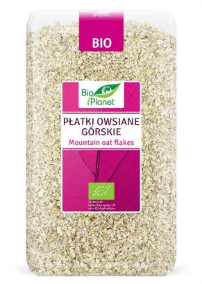 PŁATKI OWSIANE GÓRSKIE BIO 600 g - BIO PLANET